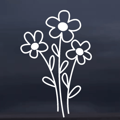 Daisy Flower Vinyl Decal