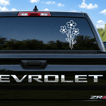 Daisy Flower Car Decal