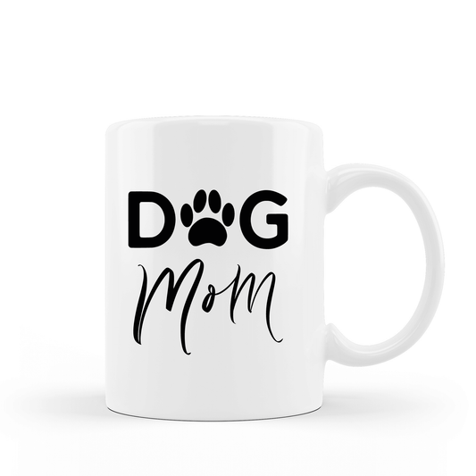 Dog Mom Coffee Mug | Custom Mugs Vinyl Chaos Design Co.