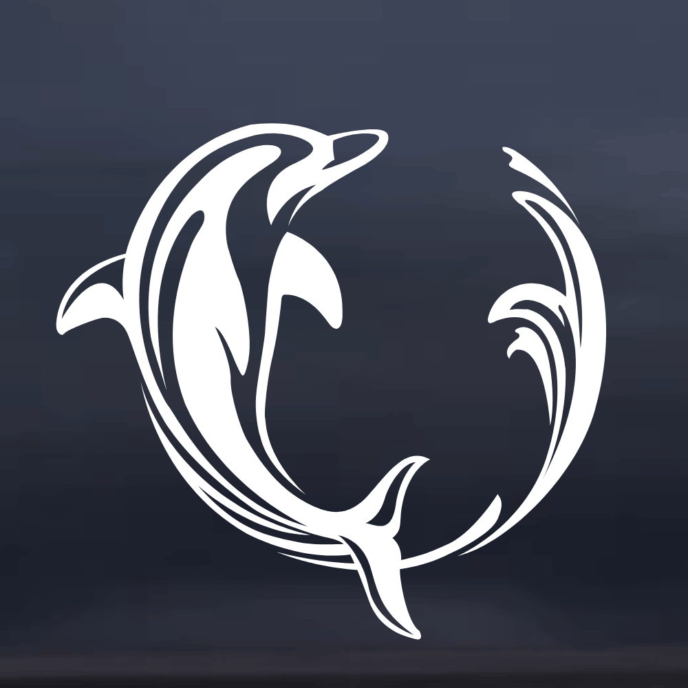 Dolphin Vinyl Decal