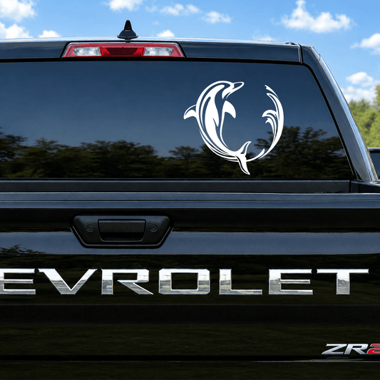 Dolphin Car Decal