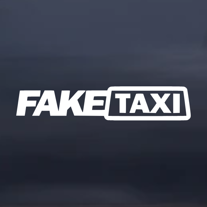 Fake Taxi Funny Vinyl Car Decal