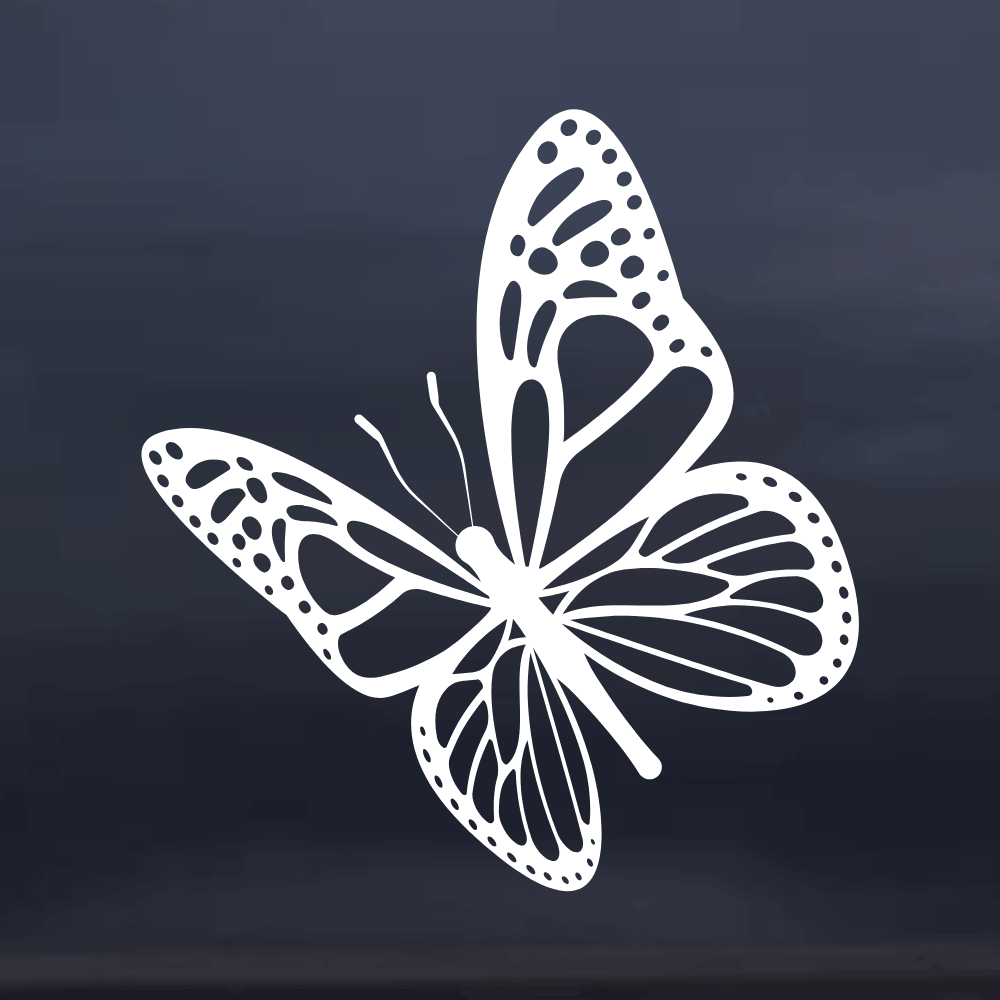 Flying Butterfly Vinyl Decal
