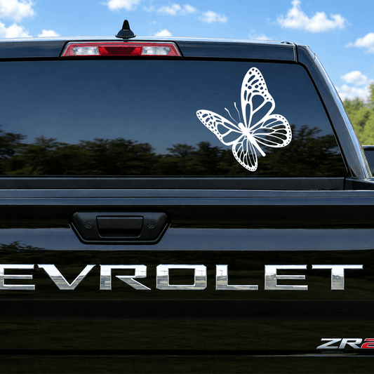 Flying butterfly Car Decal