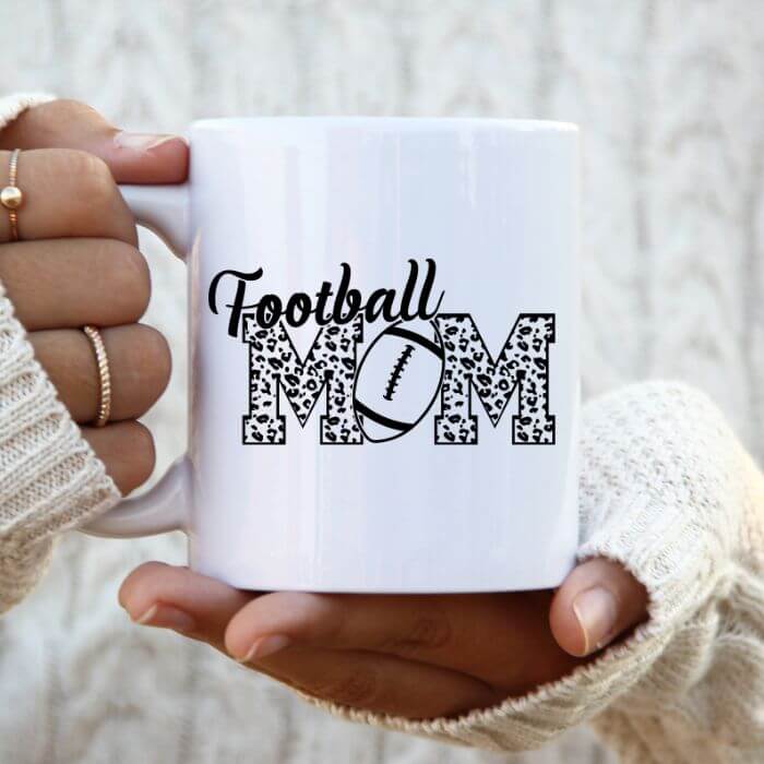 Football Mom Coffee Mug - 15oz Coffee Cup – Vinyl Chaos Design Co.