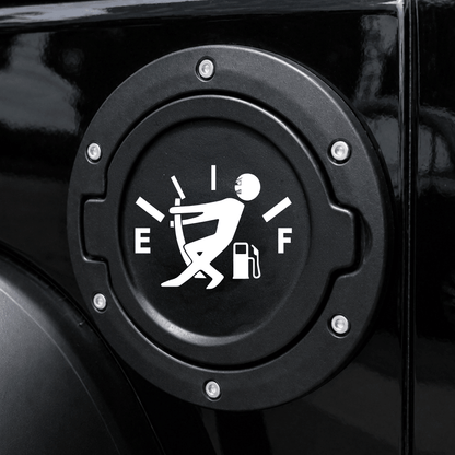 Funny Fuel Door Decal