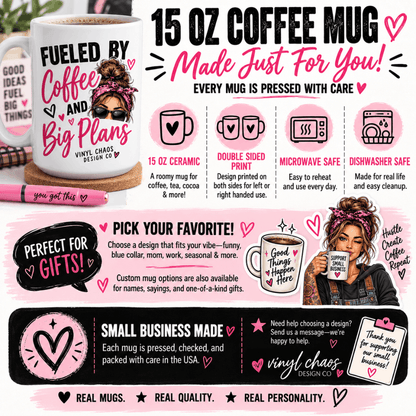 15oz Coffee Mug Infographic