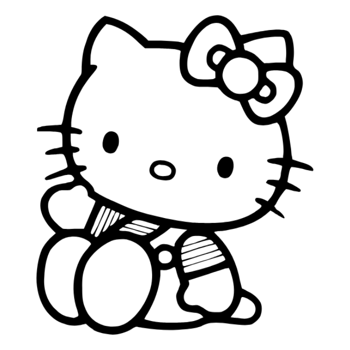 Hello Kitty Car Decal