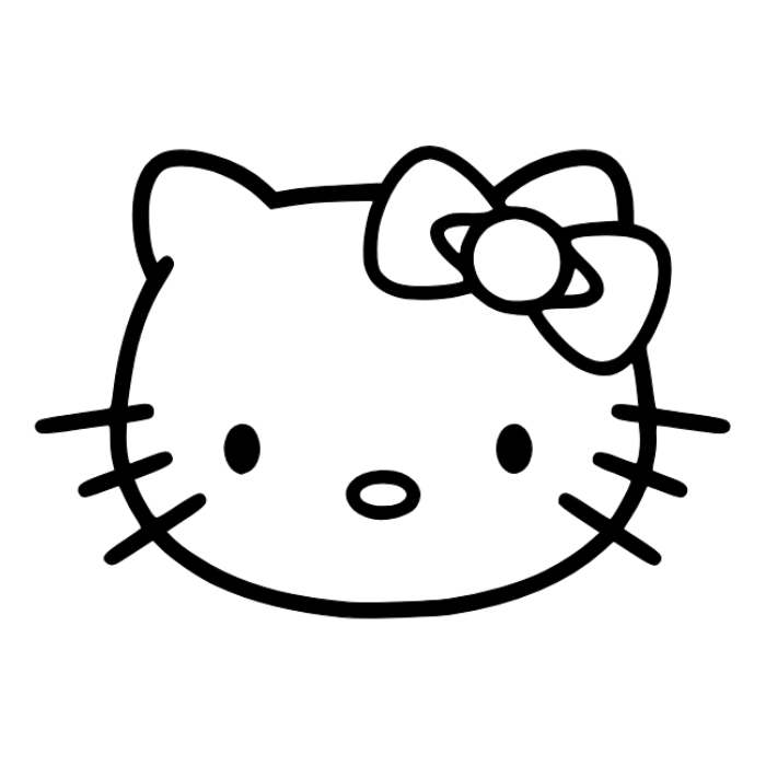 Hello Kitty Car Window Decal