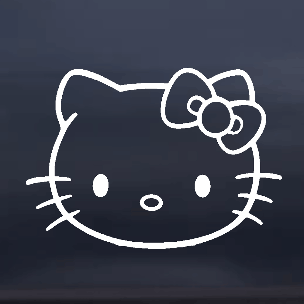 Hello Kitty Vinyl Decal