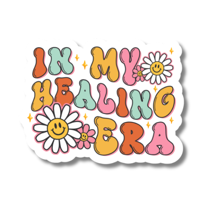 Retro Mental Health Sticker