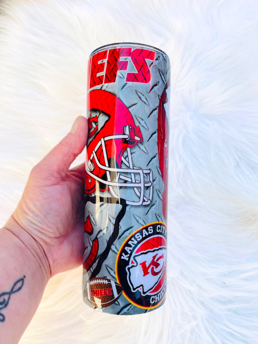 Kansas City Chiefs Football Tumbler