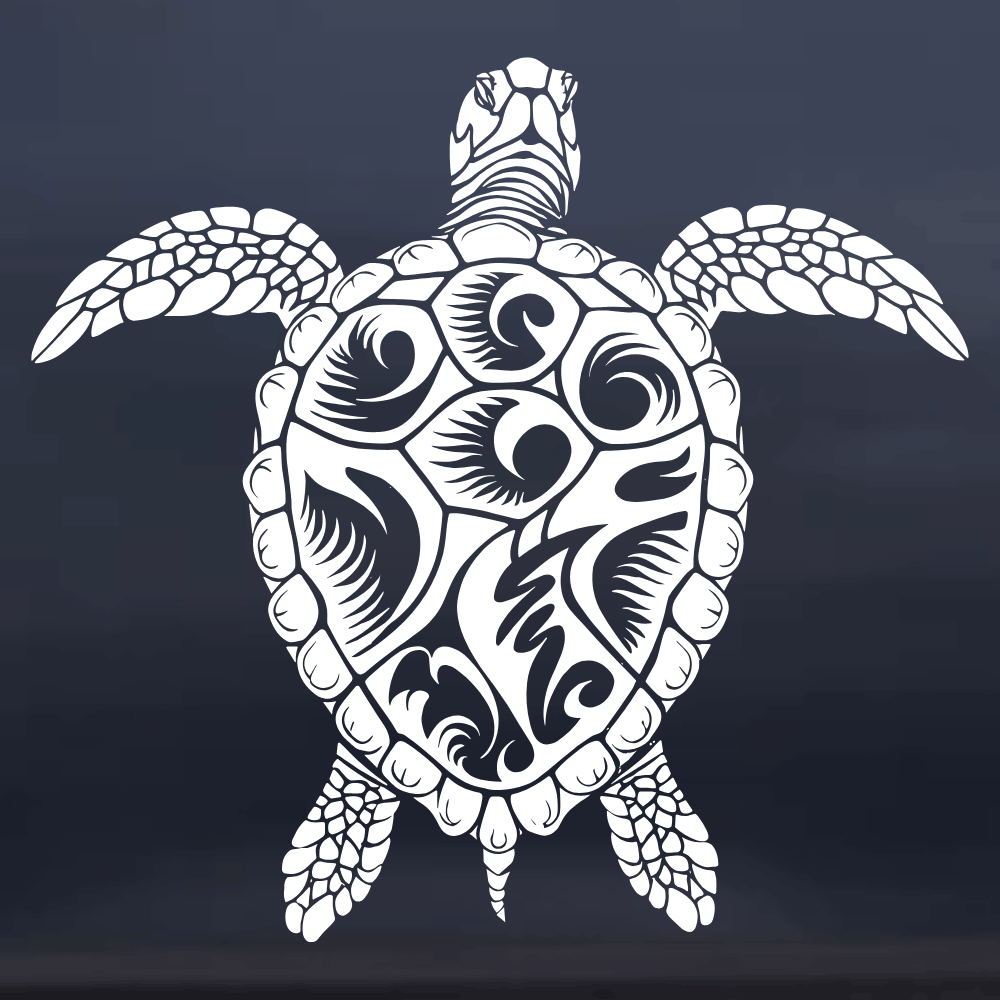 Mandala Turtle Vinyl Decal