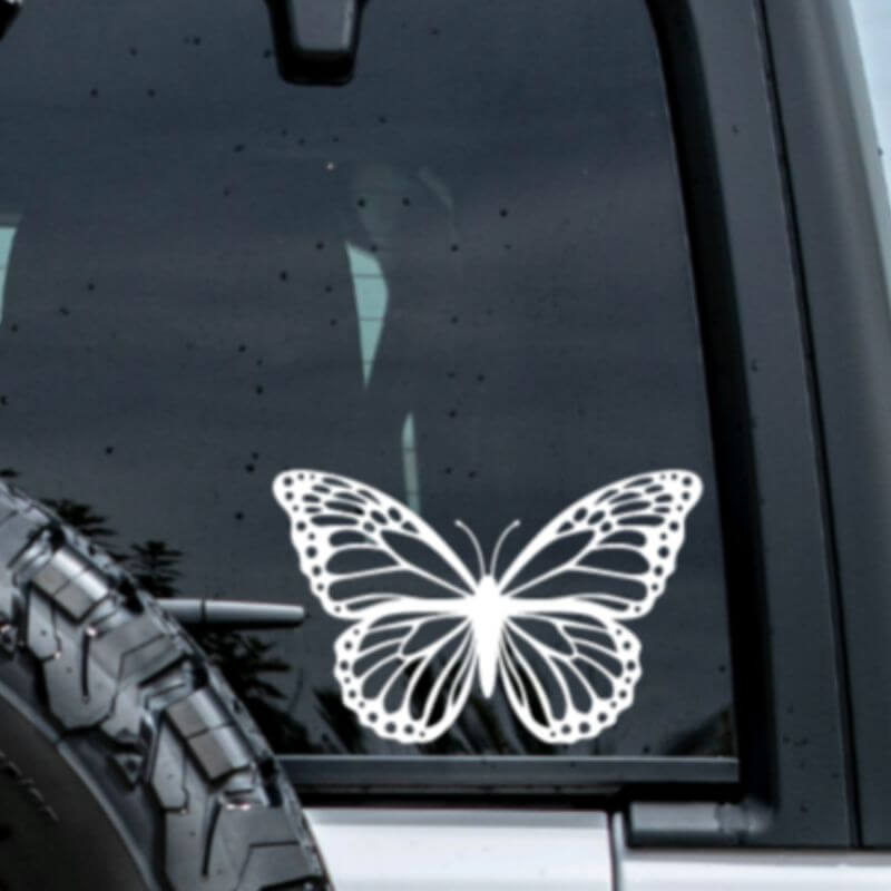 Monarch Butterfly Car Decal - Window Decal