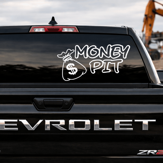 Money Pit Car Decal