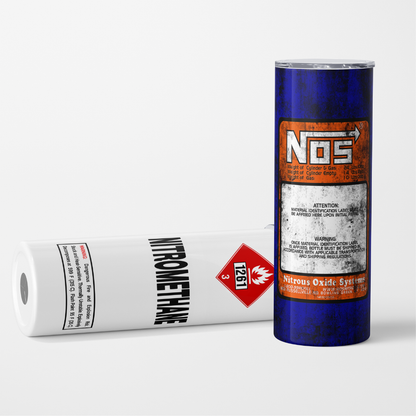 Nitromethan Tumbler and Nos Tumbler