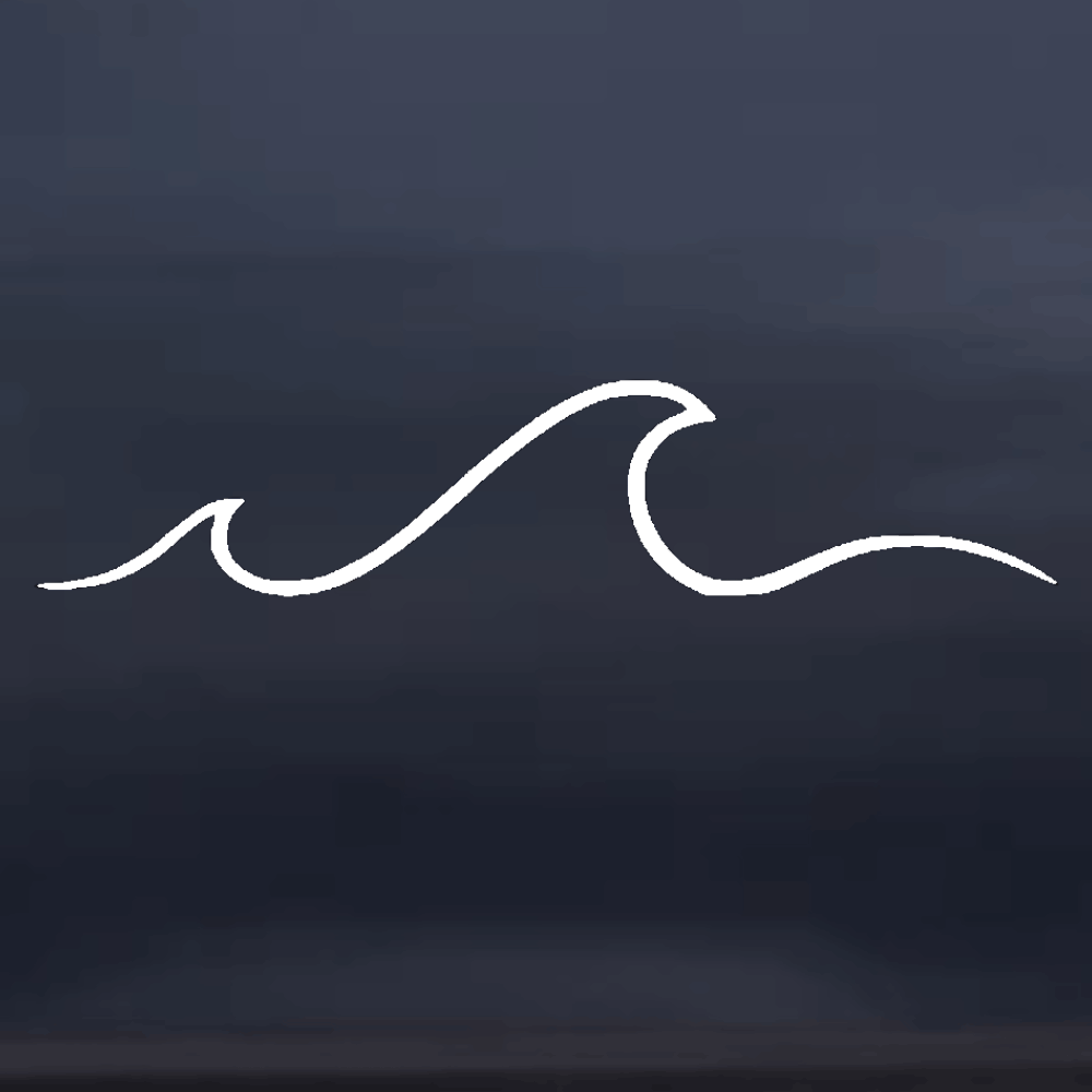 Ocean Waves Vinyl Decal