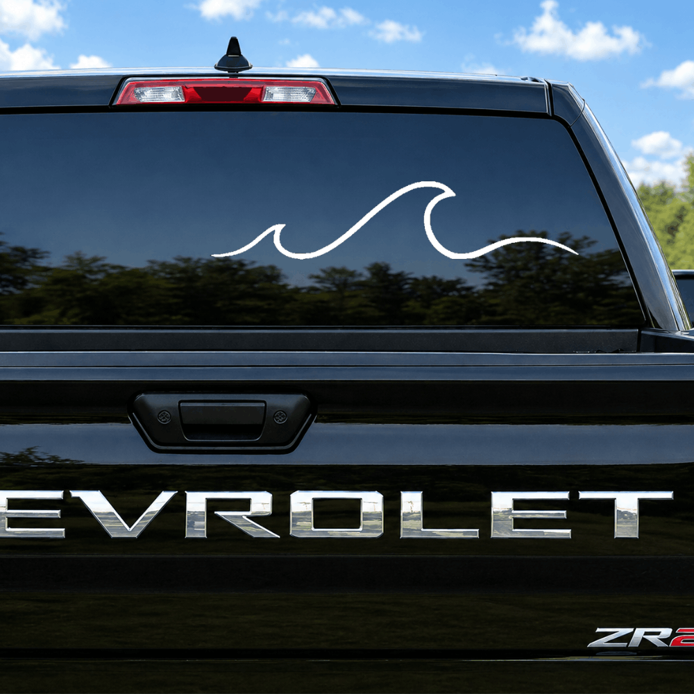 Ocean Waves Car Decal
