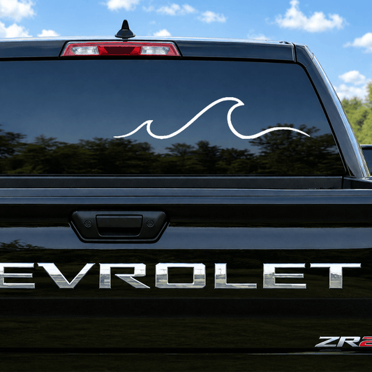 Ocean Waves Car Decal
