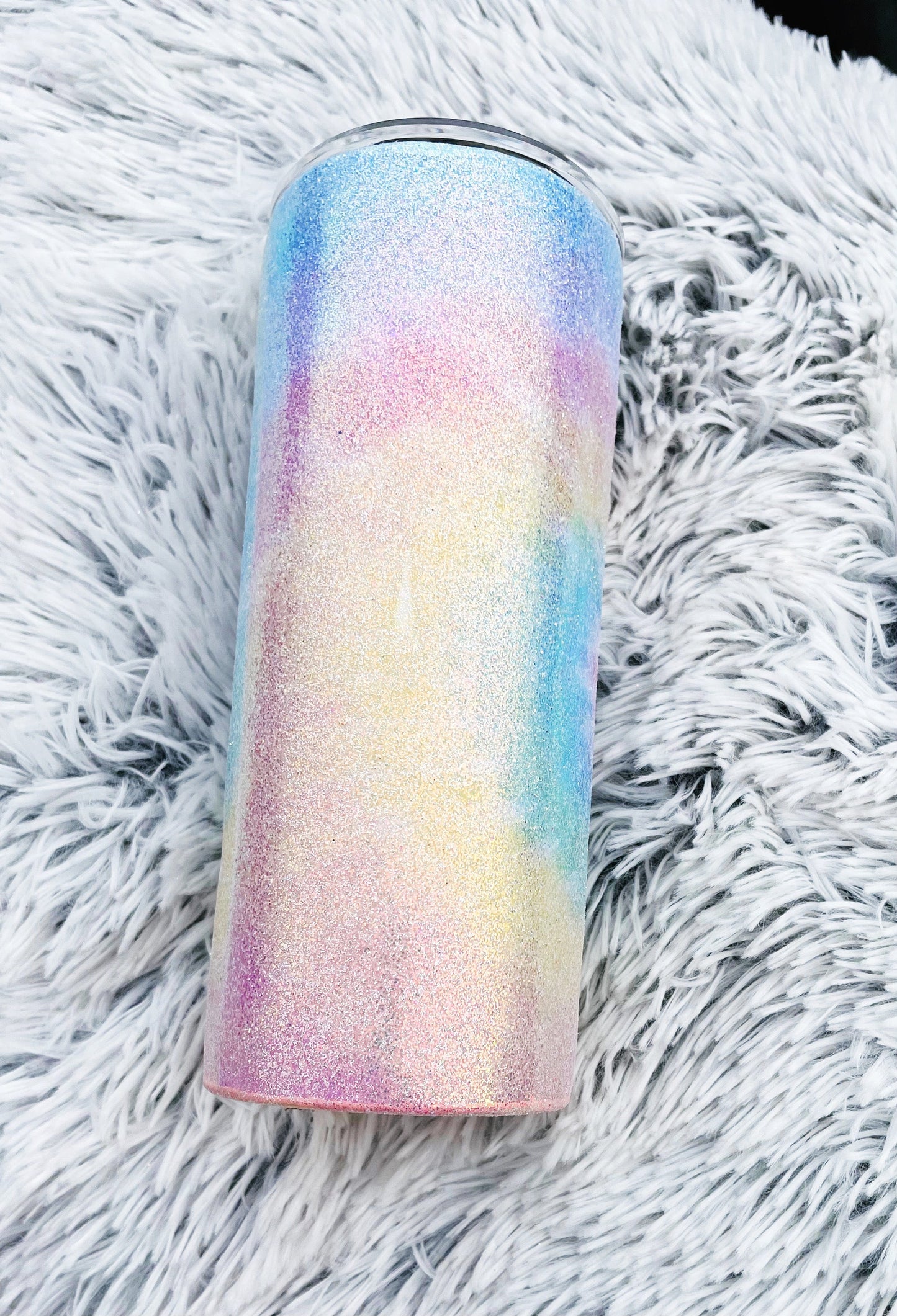 Opal Tie Dye Glitter Tumbler | Personalized Tumblers Vinyl Chaos Design Co.