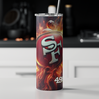 San Francisco 49ers Tumbler – Sports Tumbler - Custom Sublimated Tumbler