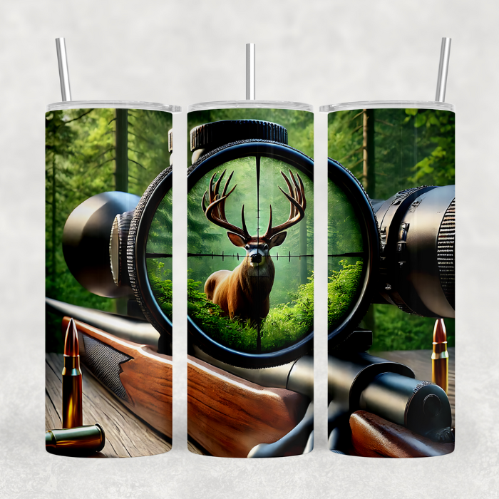 Deer hunting gun scope tumbler