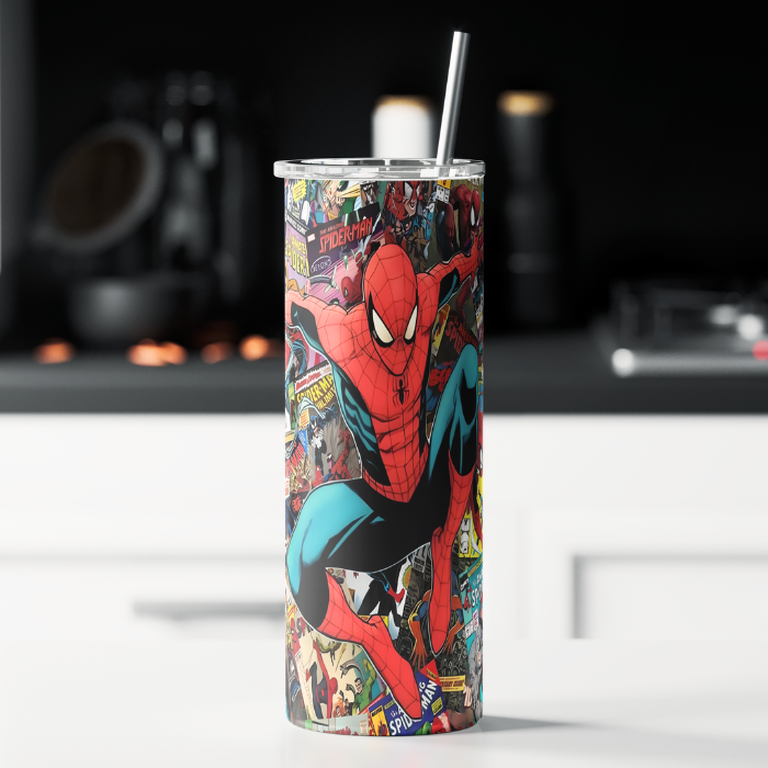 Spiderman Comic Book Tumbler