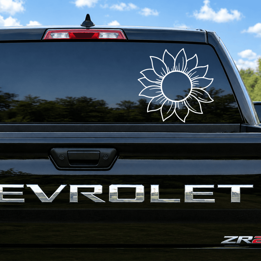 Sunflower Car Decal