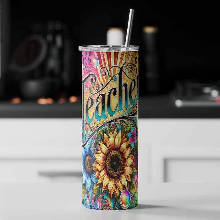 Teacher Sunflower Tumbler