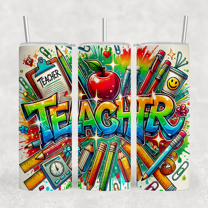 Teacher appreciation tumbler