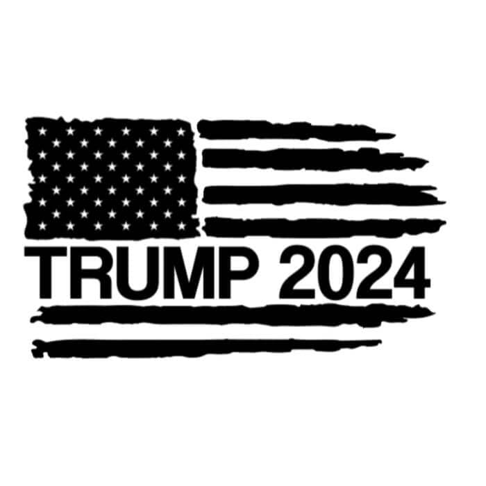 Trump 2024 Vinyl Car Decal Vinyl Chaos Design Co.