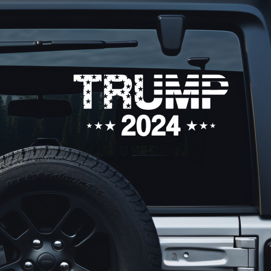 Trump 2024 Car Decal