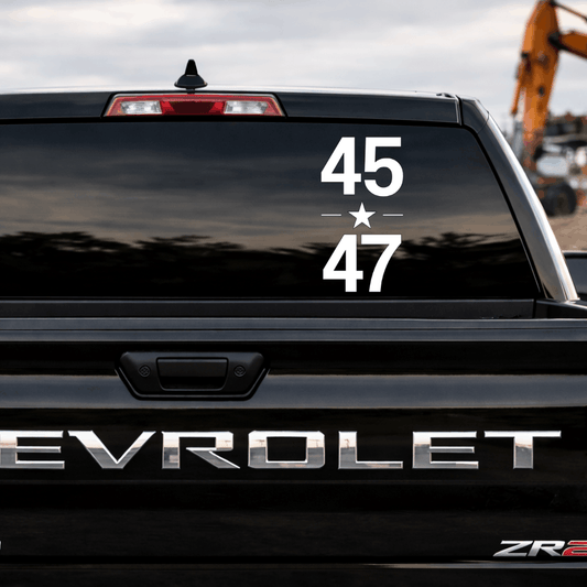 45/47 Trump Truck Decal
