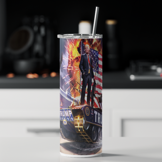 Trump 2024 Patriotic Tumbler - Custom Sublimated Tumblers