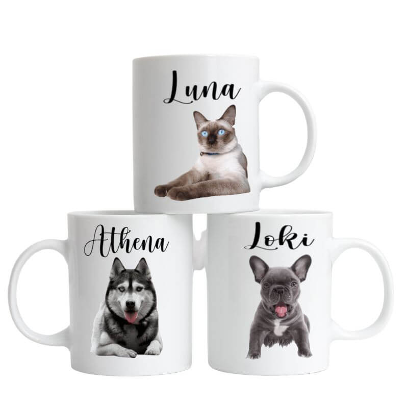 Custom Pet Portrait Coffee Mug - Custom Mugs