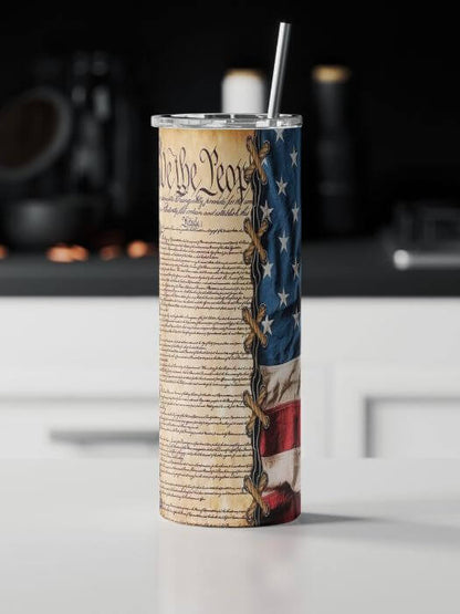 We the people fourth of July sublimation tumbler design USA