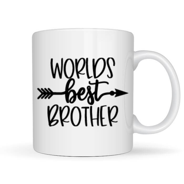 Worlds Best Brother | 15oz Ceramic Coffee Cup Vinyl Chaos Design Co.