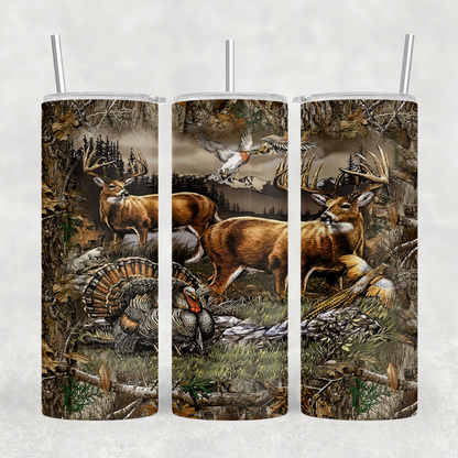 Deer and Turkey Tumbler